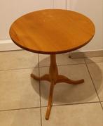 Table d´appoint en bois, petite table basse ronde, Maison & Meubles, Tables | Tables d'appoint, Enlèvement, Bois