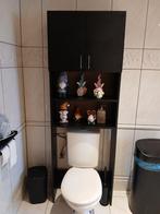 Zwarte toiletkast/wasmachine kast is 1m90 op 35 op 25, Huis en Inrichting, Ophalen