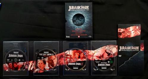 Coffret 4x DVD Trilogie Jurassic park + Bonus - Spielberg, CD & DVD, DVD | Aventure, Comme neuf, Coffret, Enlèvement ou Envoi