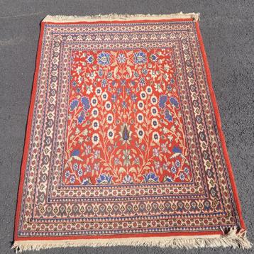 Tapis d'orient en laine noué à la main comme neuf 90cm/120cm