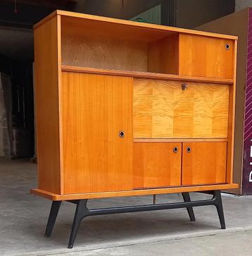 Sideboard Highboard Bar Vintage années 1960's 