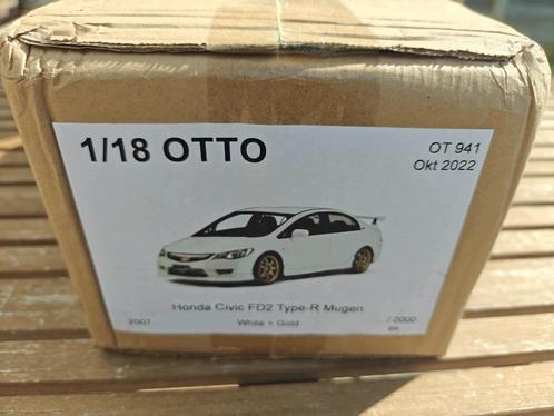 Otto OT941 Honda Civic FD2 Type R Mugen, Hobby en Vrije tijd, Modelauto's | 1:18, Nieuw, Auto, OttOMobile, Ophalen of Verzenden