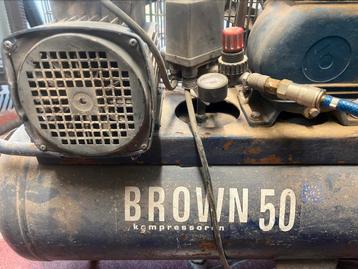 Compressor Brown 50L beschikbaar voor biedingen