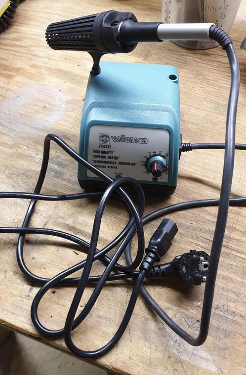 Soldeerstation Velleman, Hobby en Vrije tijd, Elektronica-componenten, Zo goed als nieuw, Ophalen