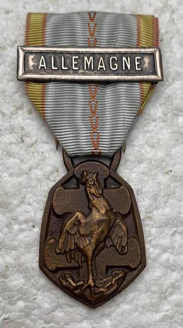 Medaille, Franse Herinneringsmed 1939-1945 + bar ALLEMAGNE