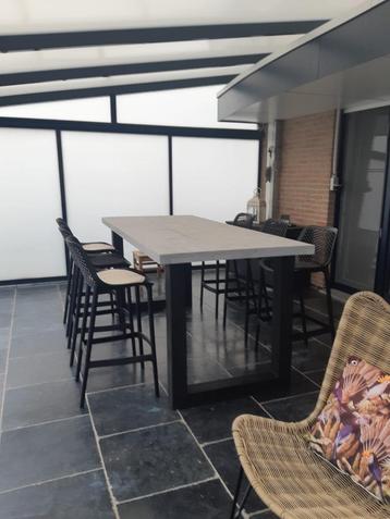 horeca cafe terrasmeubels terrastafels loungebanken op maat beschikbaar voor biedingen