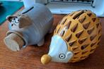 2 leuke vintage spaarpotten, Ophalen, Gebruikt