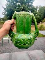 Antiek Art Nouveau Jugendstil Vlaams aardewerk vaas, Antiek en Kunst, Ophalen of Verzenden