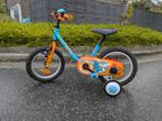 Kinderfietsje 14 inch met verwijderbare steunwieltjes, Ophalen, Gebruikt