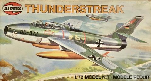 AIRFIX 1:72 - F-84F THUNDERSTREAK, Hobby en Vrije tijd, Modelbouw | Vliegtuigen en Helikopters, Nieuw, Vliegtuig, 1:72 tot 1:144
