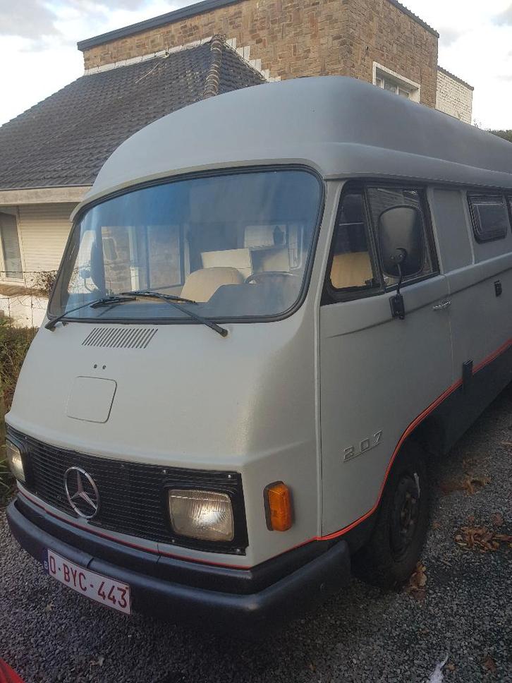 Mercedes van aménagé de 1977, Caravanes & Camping, Camping-cars, Entreprise, jusqu'à 2, Modèle Bus ou Fourgon aménagé, Mercedes-Benz
