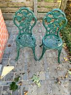 Gietijzeren tuinstoelen, Ophalen, Gebruikt