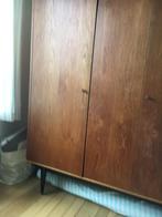 Vintage kleerkast met 4 deuren, Ophalen, Gebruikt, Met hangruimte