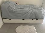 Nordli bedframe perfecte staat 160x200 1 jaar oud, Huis en Inrichting, Slaapkamer | Bedden, Ophalen, Wit, Tweepersoons, Zo goed als nieuw