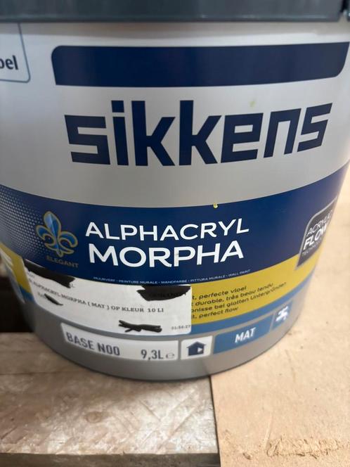 Sikkens Alphacryl morpha blauwgroene muurverf 10liter, Hobby en Vrije tijd, Schilderen, Nieuw, Acrylverf, Ophalen