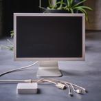 Apple Cinema display 20 inch + Cinema 65w power adapter, Computers en Software, Monitoren, Ophalen, Gebruikt, Apple, Kantelbaar