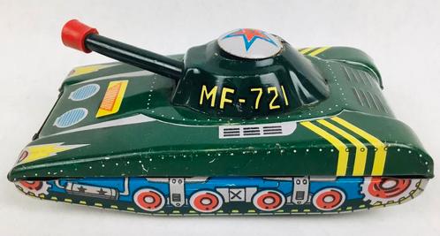 Tank MF-721 vintage metalen tin speelgoed, Antiek en Kunst, Antiek | Speelgoed, Ophalen of Verzenden