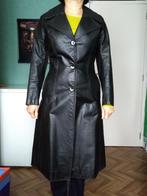 Veste longue en cuir noir pour femme - Vintage -, Vêtements | Femmes, Vestes | Hiver, ANDERE, Taille 36 (S), Comme neuf, Enlèvement