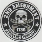 Second Amendment stoffen opstrijk patch embleem, Verzamelen, Kleding en Patronen, Verzenden, Nieuw