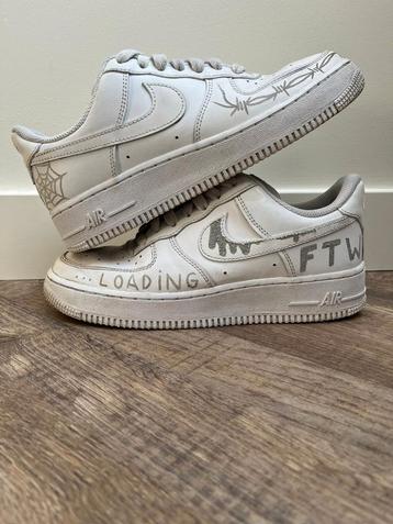 Nike Air Force 1 gegraveerd maat 38,5