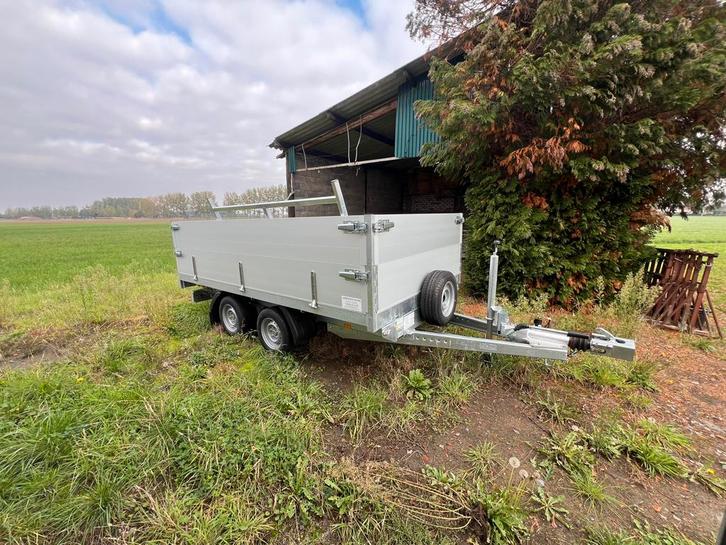 Aanhangwagen kipper 3500kg, Autos : Divers, Remorques, Neuf, Enlèvement