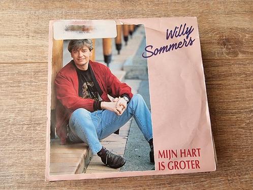45T Willy Sommers - Mijn hart is groter, CD & DVD, Vinyles Singles, Utilisé, Single, En néerlandais, 7 pouces, Enlèvement ou Envoi