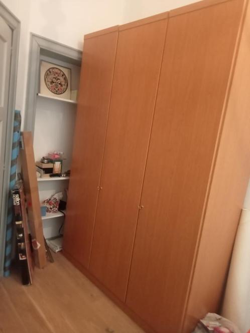 kledingkast van melaminehout - L150 H223 D57cm, Huis en Inrichting, Kasten | Kleerkasten, Gebruikt, 200 cm of meer, 100 tot 150 cm