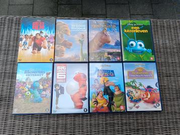 8 x Disney DVD'S (2,50 eur/stuk of 15 eur pakket)