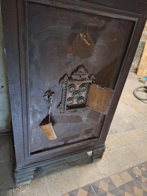 coffre fort ancien en metal, Huis en Inrichting, Brandblussers en Brandkasten, Gebruikt, Brandkast, Ophalen