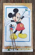 Mickey Mouse Disney metalen bord plakkaat, Mickey Mouse, Ophalen of Verzenden, Plaatje of Poster, Zo goed als nieuw