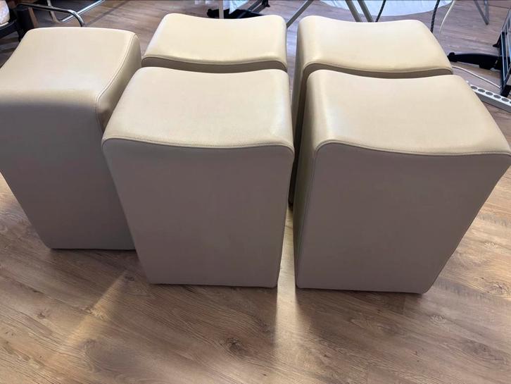 Poefs / zit-blokken (5 stuks), Huis en Inrichting, Stoelen, Gebruikt, Ophalen