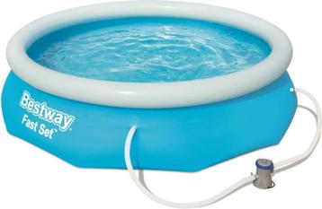 Piscine avec pompe BESTWAY FAST SET 3,05 x 0,66 m - NEUVE disponible aux enchères