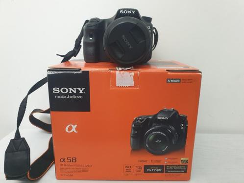 Sony SLT-A58 (Alpha 58) met 18-55mm kit lens, Audio, Tv en Foto, Fotocamera's Digitaal, Zo goed als nieuw, Sony, Ophalen of Verzenden