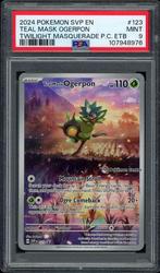 Teal Mask Ogerpon [Pokemon Center Stamp] PSA 9 - SVP123, Verzenden, Zo goed als nieuw, Losse kaart