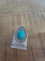 Belle bague vintage avec pierre turquoise, Comme neuf, Envoi