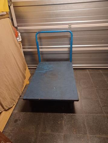 Transportkar magazijnwagen 450kg vervoeren L125B75 pr53euro beschikbaar voor biedingen