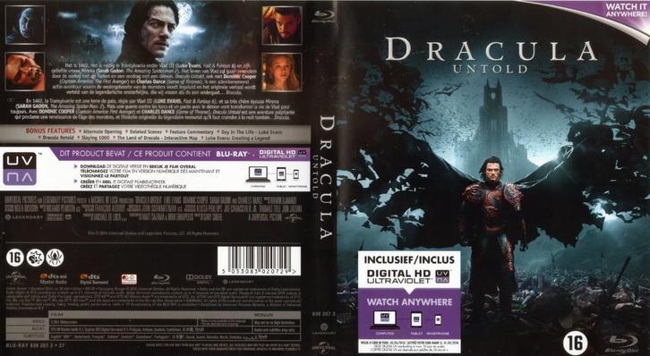dracula untold (blu-ray) nieuw  , Cd's en Dvd's, Blu-ray, Zo goed als nieuw, Actie, Ophalen of Verzenden