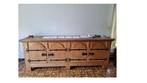 Twee mooie Franse eiken buffetkasten met beslag, Huis en Inrichting, Ophalen, Eikenhout, Franse landelijke stijl, Gebruikt