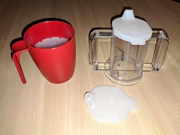2 Drinkbekers - hulpmiddel beschikbaar voor biedingen