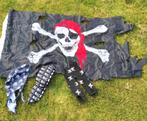 piraten hoedjes en vlag, Ophalen of Verzenden, Zo goed als nieuw, Jongen of Meisje