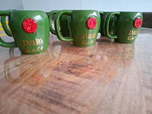 D.O.M. Café mokken, Verzamelen, Glas en Drinkglazen, Gebruikt, Verzenden