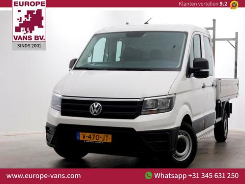 Volkswagen Crafter 35 2.0 TDI 140pk L3 D.C. Open laadbak Tre, Auto's, Bestelwagens en Lichte vracht, Bedrijf, ABS, Airconditioning