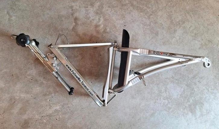 FollowMe aanhangfiets, Fietsen en Brommers, Fietsaccessoires | Aanhangwagens en Karren, Zo goed als nieuw, Aanhangfiets, Opvouwbaar