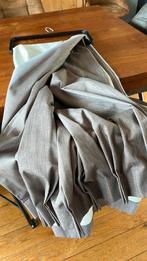 Bruine, gebruikte gordijnen met zonnewering, Maison & Meubles, Ameublement | Rideaux & Stores à lamelles, Enlèvement, Utilisé