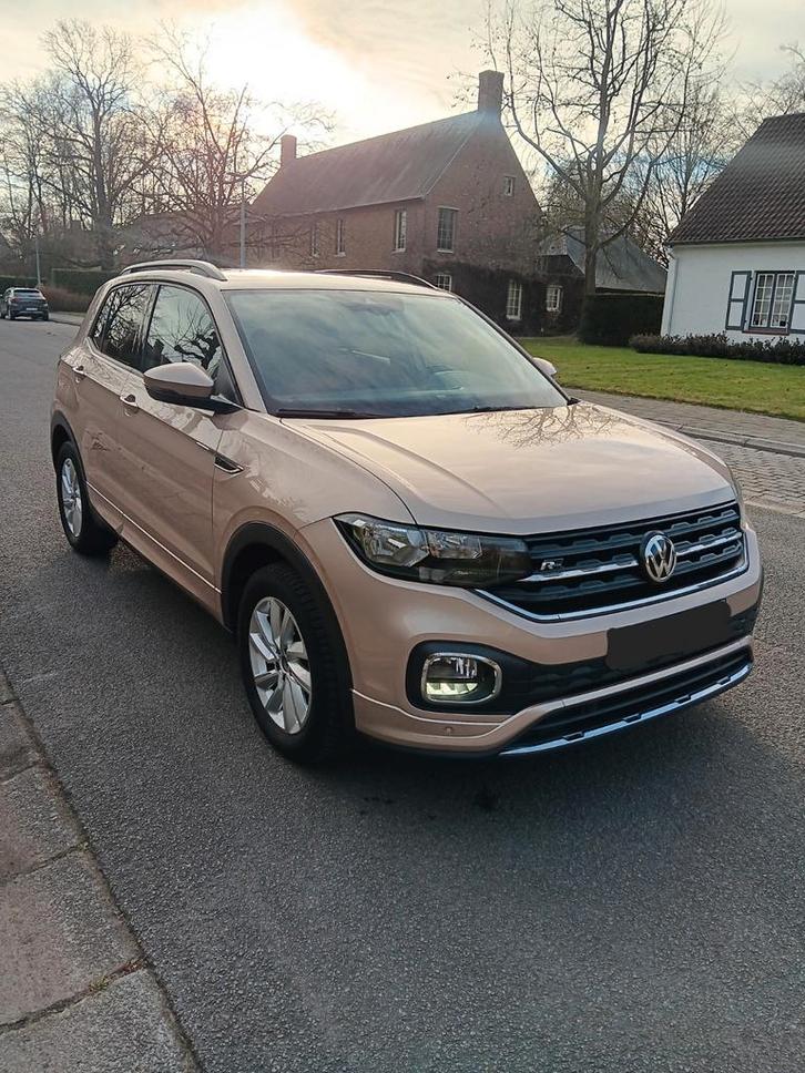 VW T-Cross 1.0 TSI R-Line met +- 45 000km, 09/2019, Auto's, Volkswagen, Particulier, Te koop, T-Cross, Bluetooth, Cruise Control