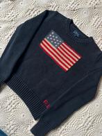 Ralph Lauren gebreide trui knit vlag - XS/S, Kleding | Dames, Blauw, Ophalen of Verzenden, Zo goed als nieuw, Ralph Lauren