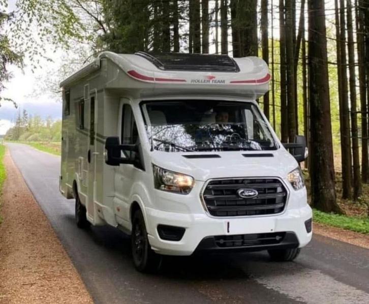 Campervan Ford Roller Team, Caravans en Kamperen, Mobilhomes, Particulier, Ford, Diesel, Automaat, Luifel, Ophalen
