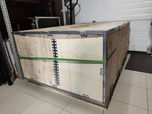 Pallet Case kist voor transport 153x99x64, Doe-het-zelf en Bouw, Kratten en Dozen, Zo goed als nieuw, Bak of Kist, 100 cm of meer