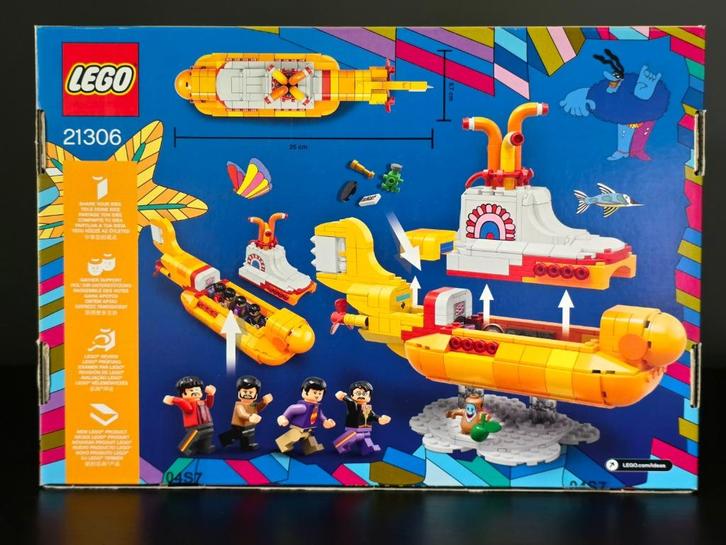 LEGO Ideas 21306 Le sous-marin jaune des Beatles, Enfants & Bébés, Jouets | Duplo & Lego, Comme neuf, Lego, Ensemble complet, Enlèvement