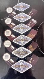 Brouwerijbier lot 6 verschillende Trappist Orval-labels, Overige merken, Overige typen, Gebruikt, Ophalen of Verzenden